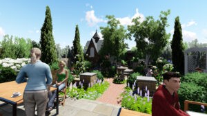 À l'anglaise - Petit jardin de ville