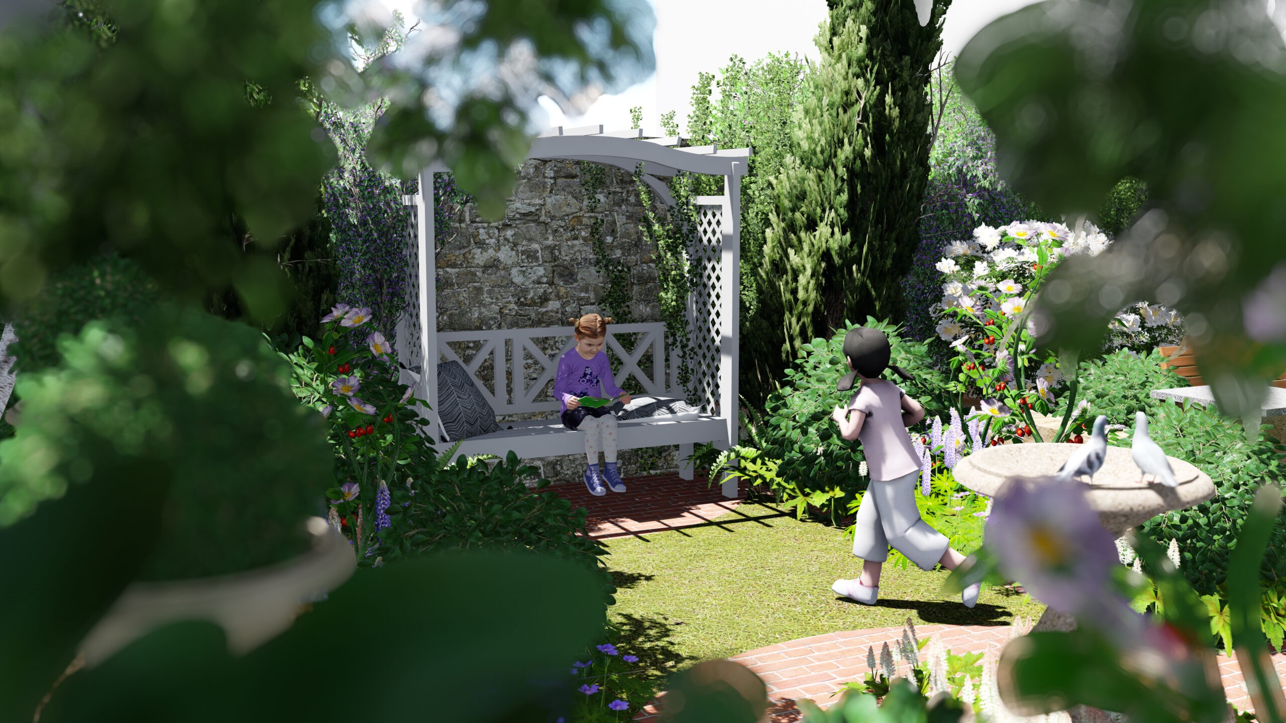 À l'anglaise - Petit jardin de ville