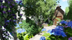 À l'anglaise - Petit jardin de ville